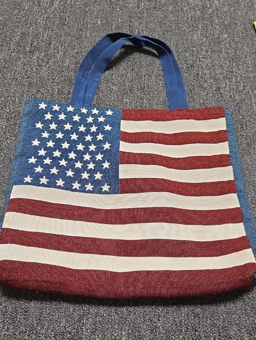 American Flag Tote Bag - Blue, Red & White